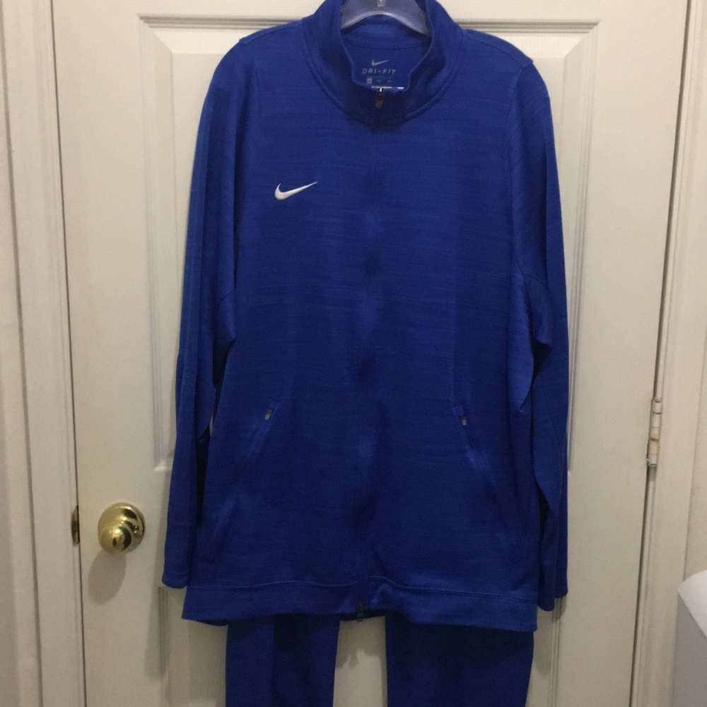 Nike Dri-Fit Tracksuit XXL sweatsuit warmup jump jogging suit jacket pants set